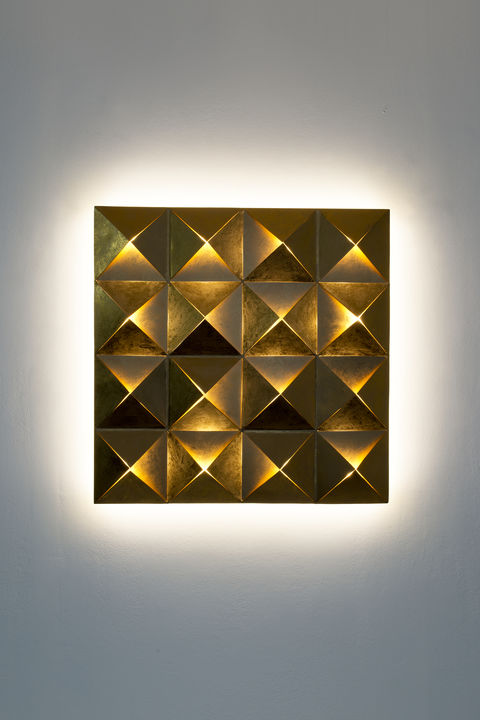 Wandleuchte 17-flg. PYRAMIDE